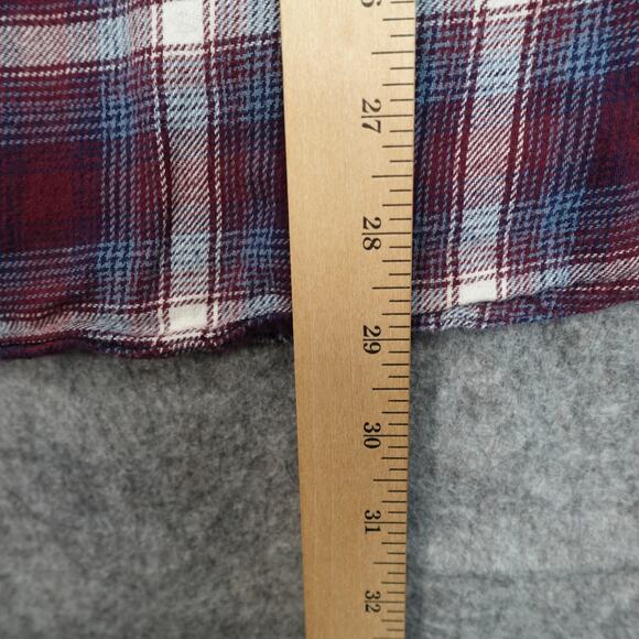 Wrangler Shirt Mens Extra Large Flannel Pearl Snap Western Plaid Cowboy Rodeo - Picture 8 of 9